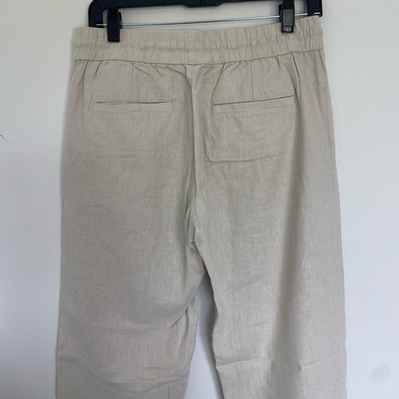 Baggie Fit Cream Pants - Picture 3 of 3